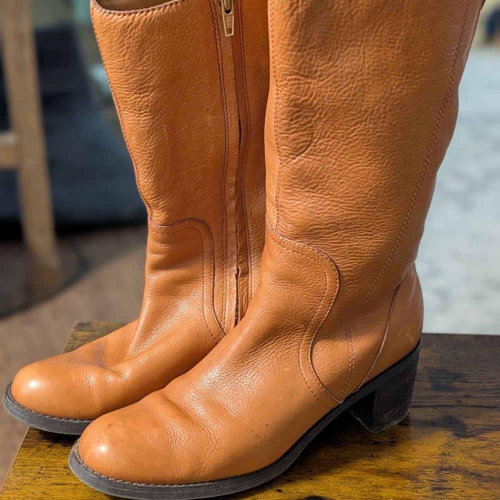 Apt. 9 Caramel Heeled Boots